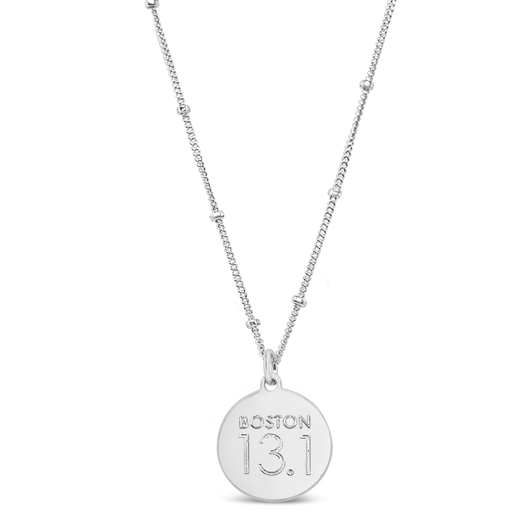 City Distance Disc Necklace