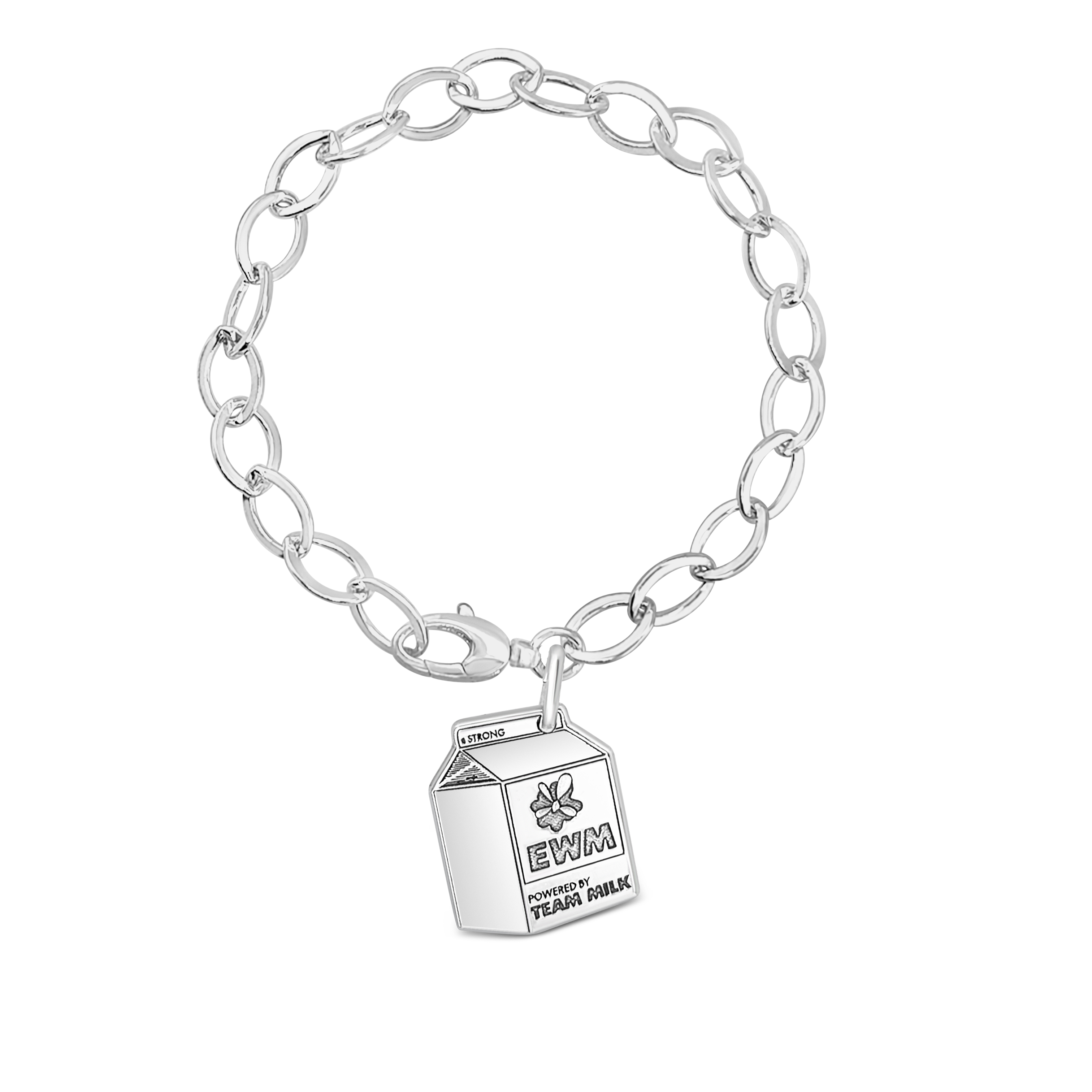 Every Woman's Marathon Milk Charm Bracelet – Erica Sara Designs