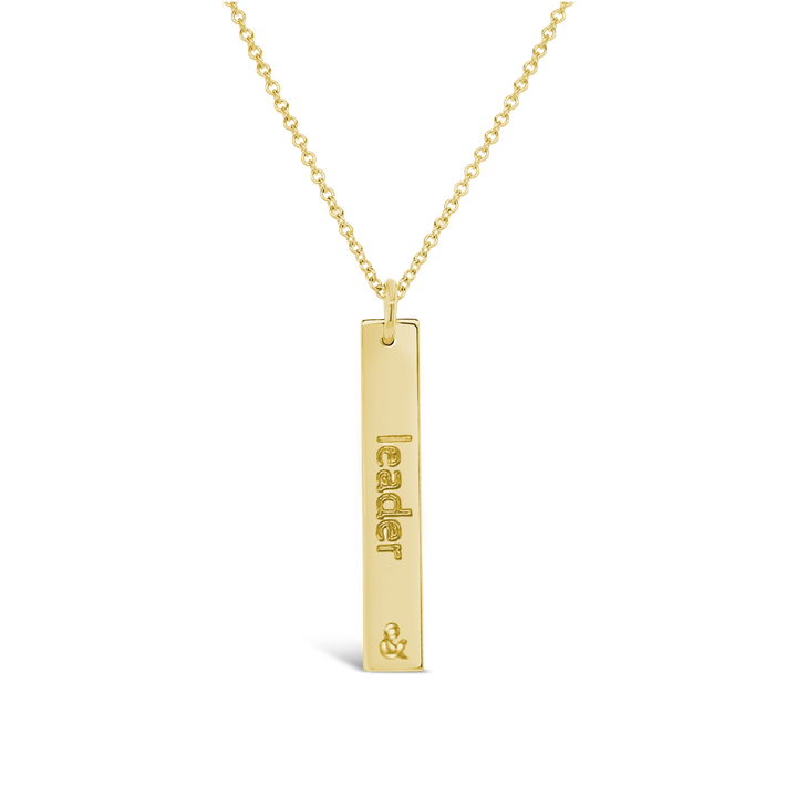 &Mother Leader Rectangle Necklace