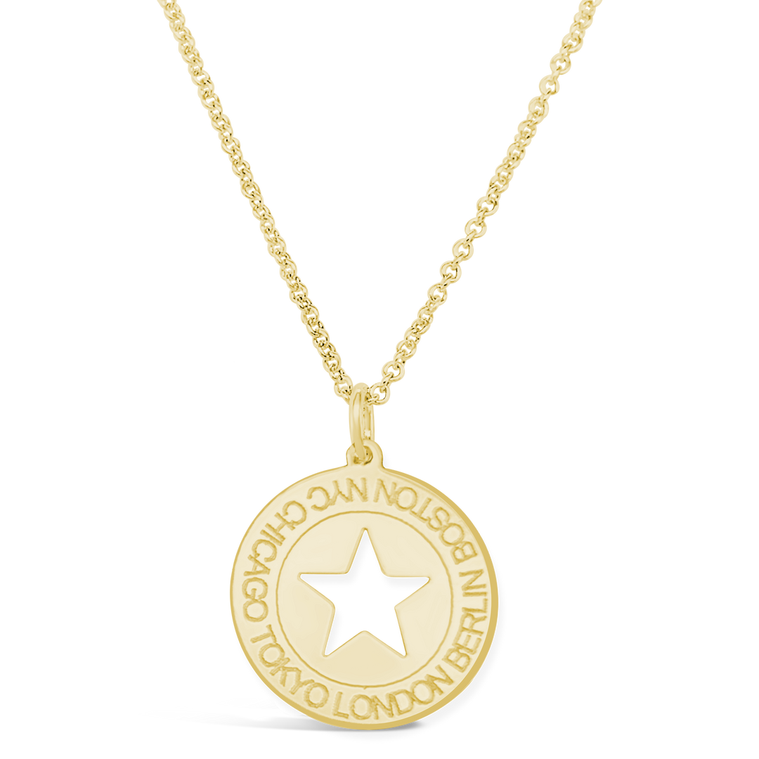 Six Marathons Star “Medal” Necklace
