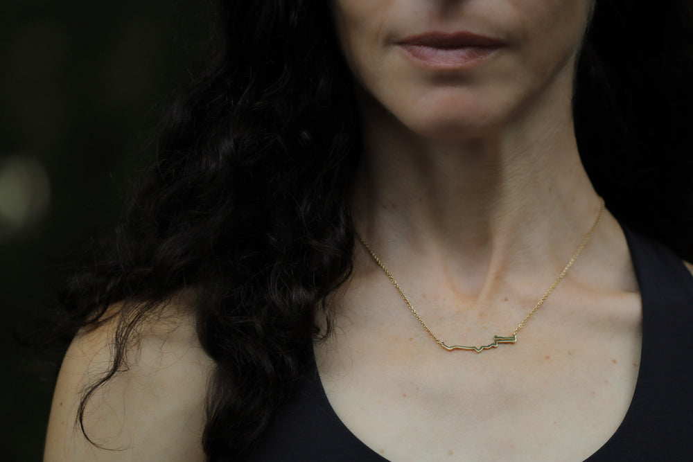 TCS New York City Marathon Course Necklace