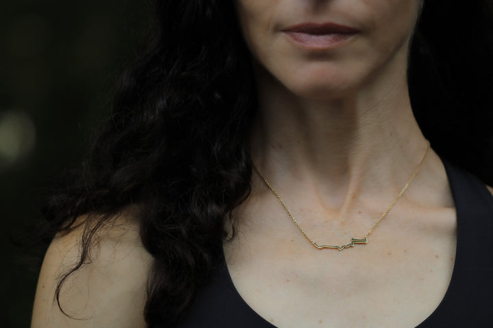 TCS New York City Marathon Course Necklace