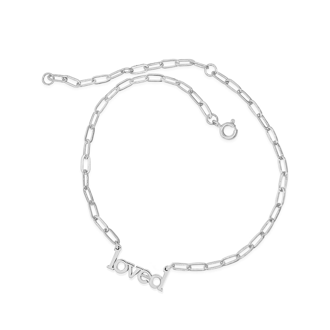 Tiny Name Anklet