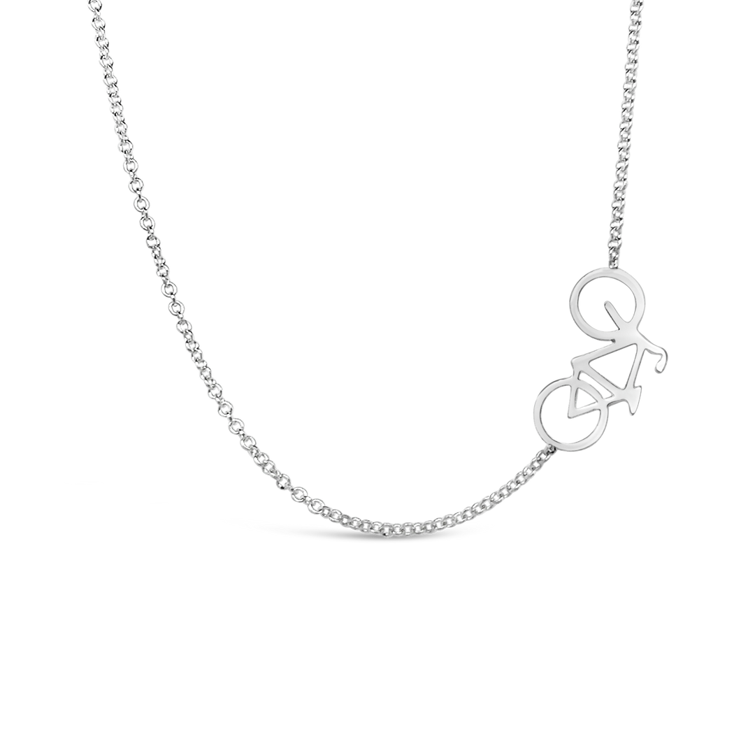 Asymmetrical Bicycle Necklace