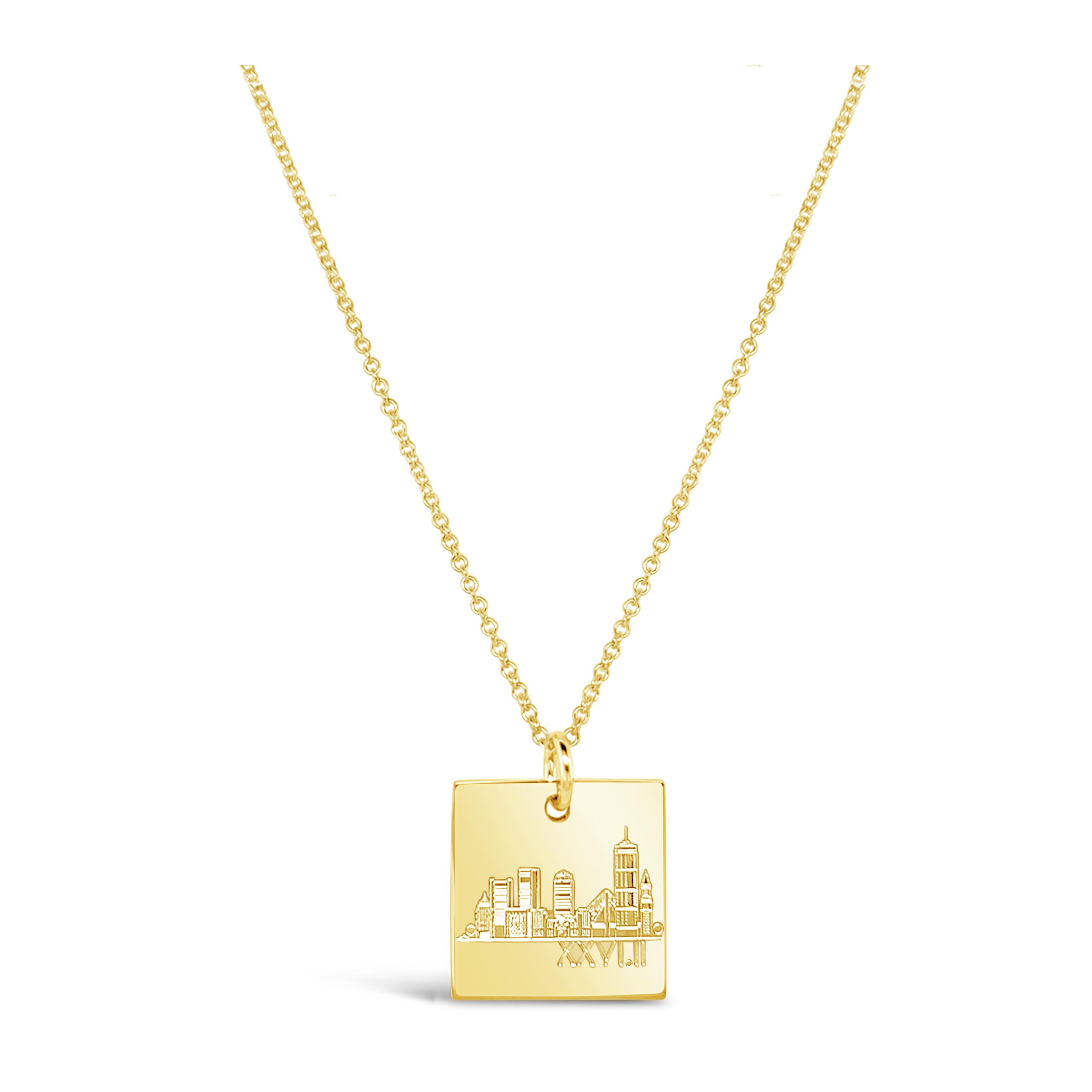 Personalized 10K Gold 20mm Monogram Bracelet | One Size | Bracelets Chain Bracelets | Monogrammable|Personalized