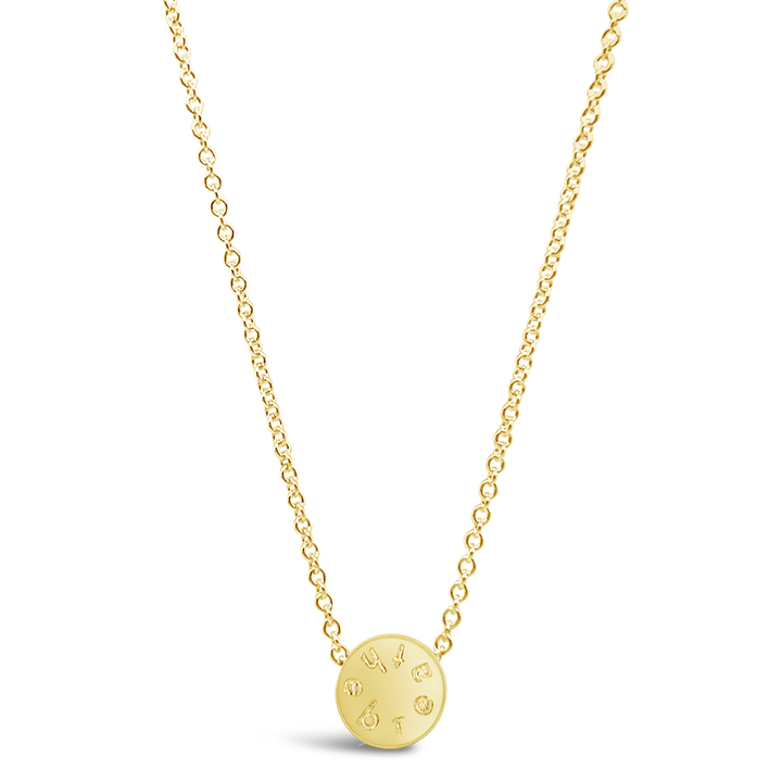 Circle Mantra Bead Necklace