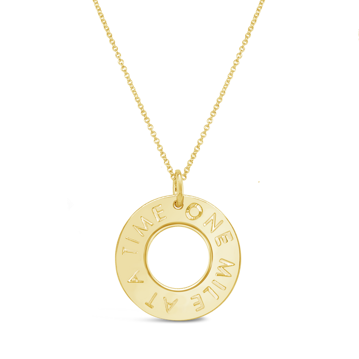 Mantra Washer Necklace
