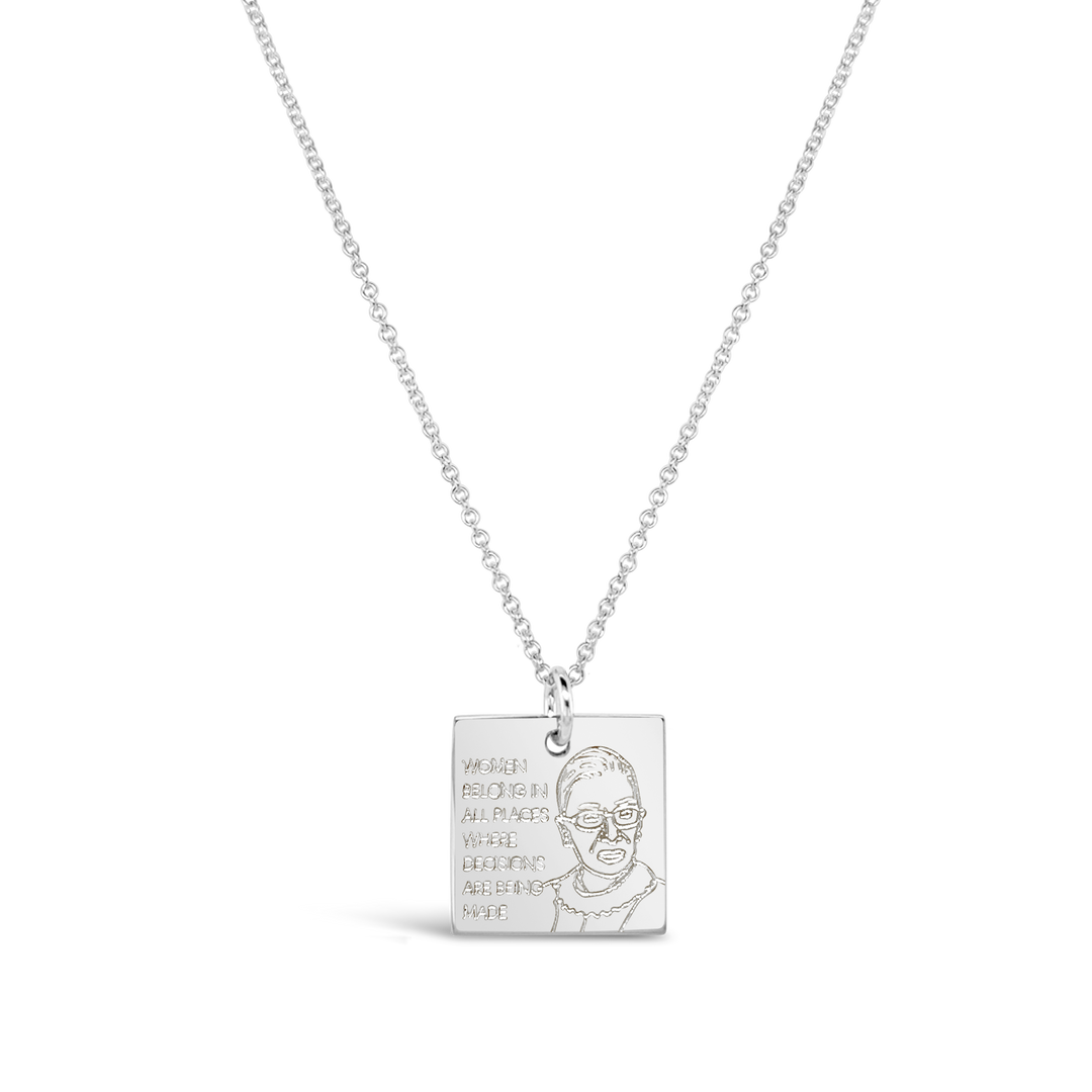 RBG Square Necklace