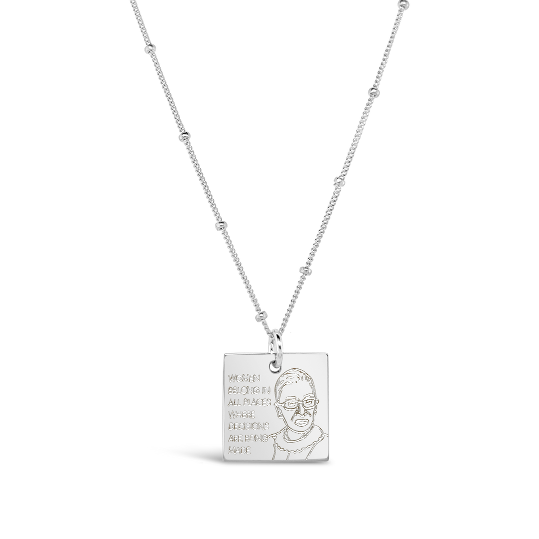 RBG Square Necklace