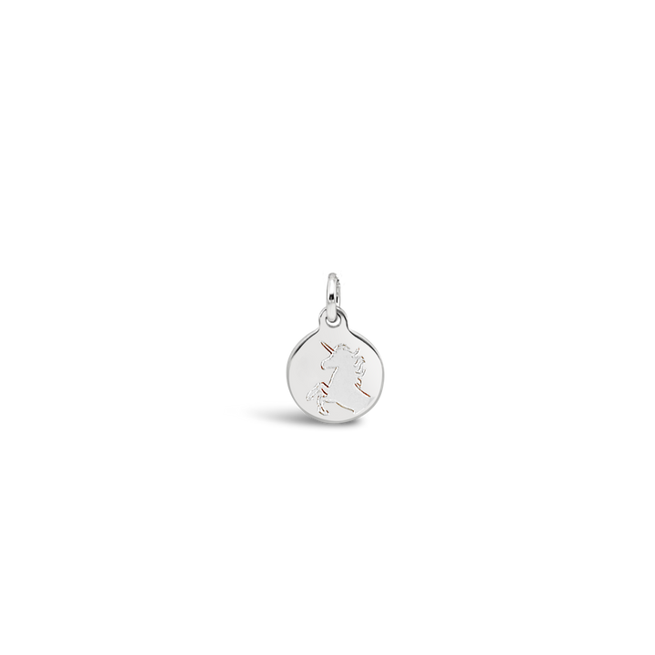 Unicorn Disc Necklace