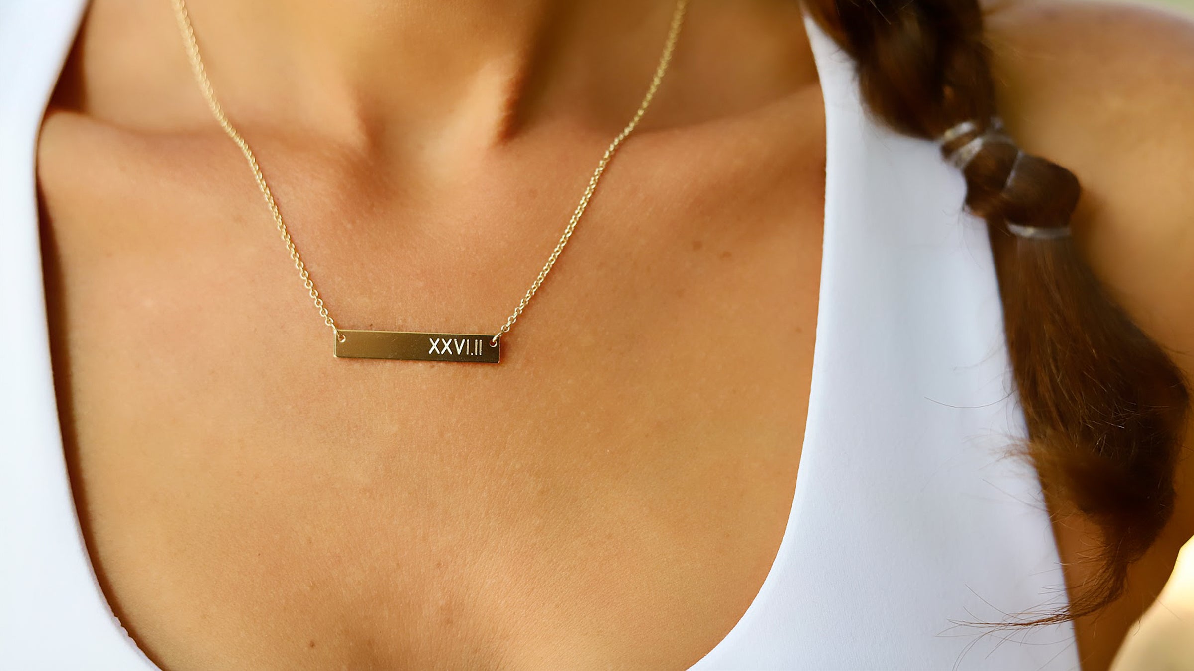 Horizontal Bar Necklaces