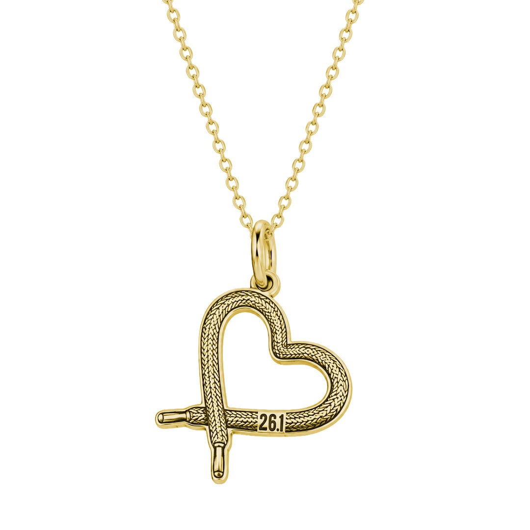 261 Fearless Laced Heart Necklace