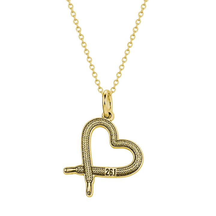 261 Fearless Laced Heart Necklace