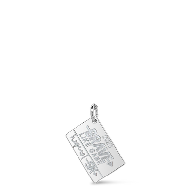 BRAVE Like Gabe 5K Race Bib Necklace
