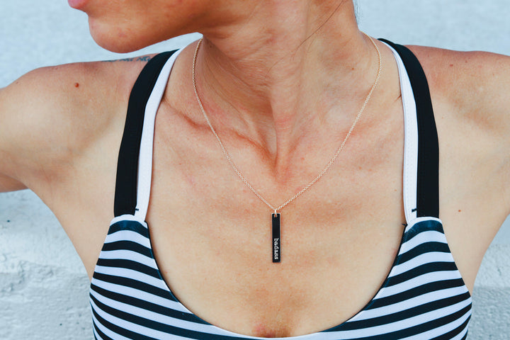 Badass Defined Rectangle Necklace
