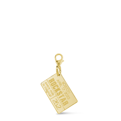 Personalized Race Bib Necklace