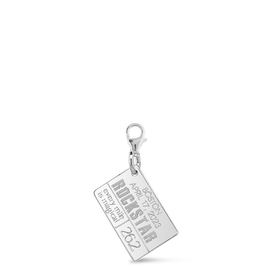 Personalized Race Bib Necklace