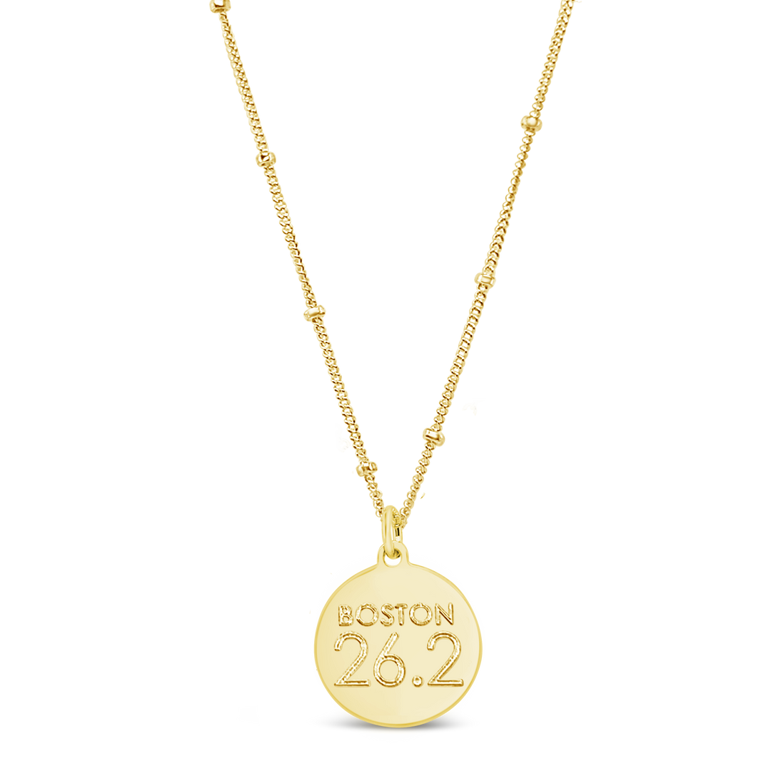 Boston 26.2 Disc Necklace