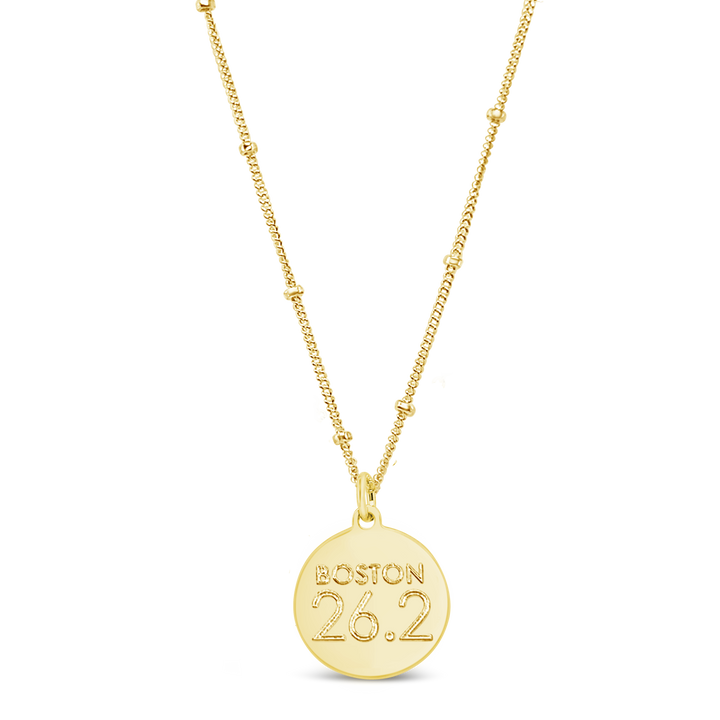 Boston 26.2 Disc Necklace