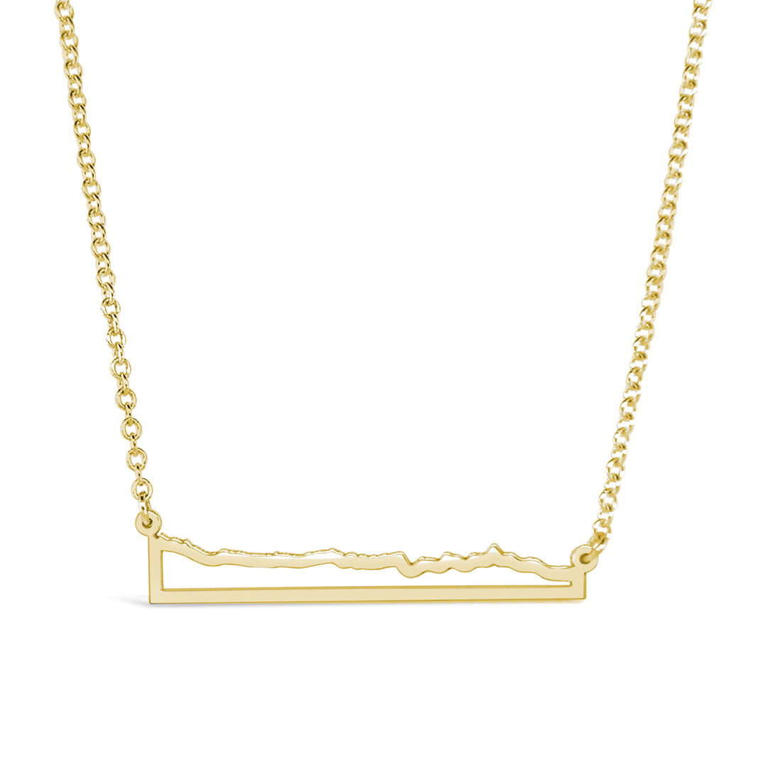 Boston Course Elevation Cut Necklace