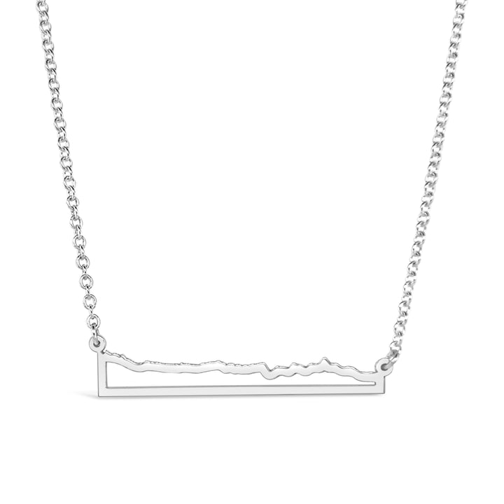 Boston 26.2 Course Elevation Cut Necklace