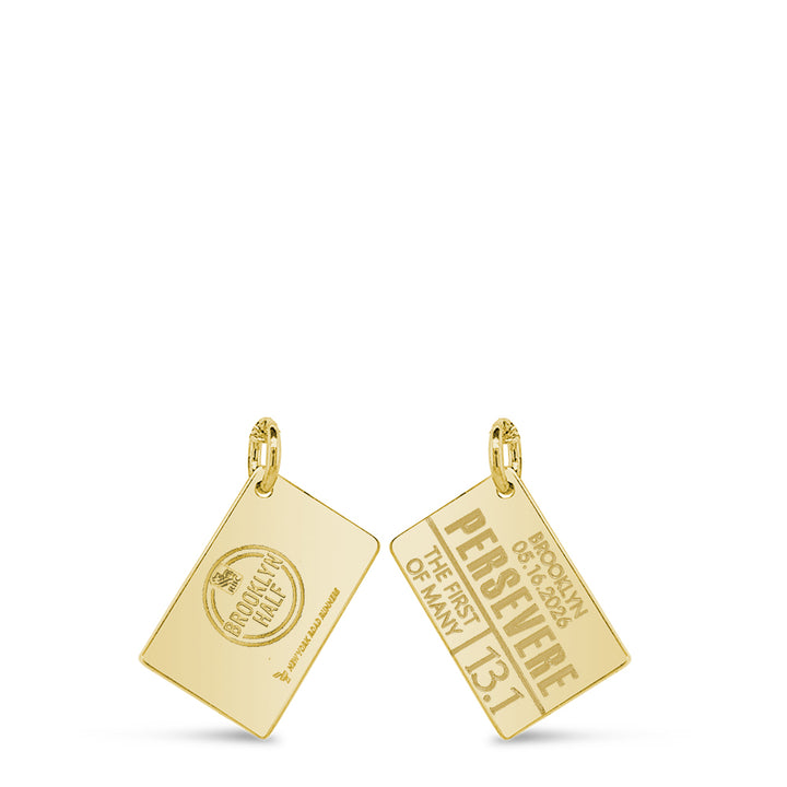 RBC Brooklyn Half Personalized Race Bib Necklace