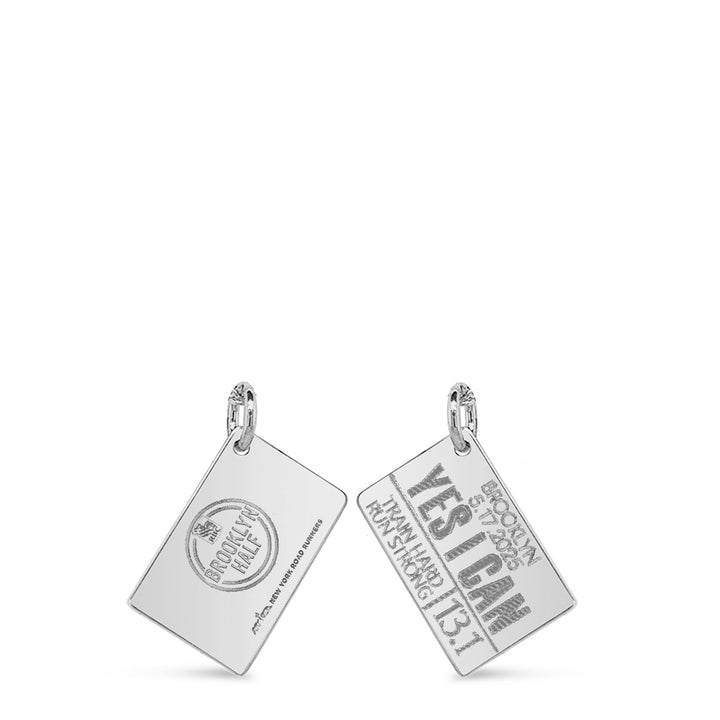RBC Brooklyn Half Personalized Race Bib Necklace