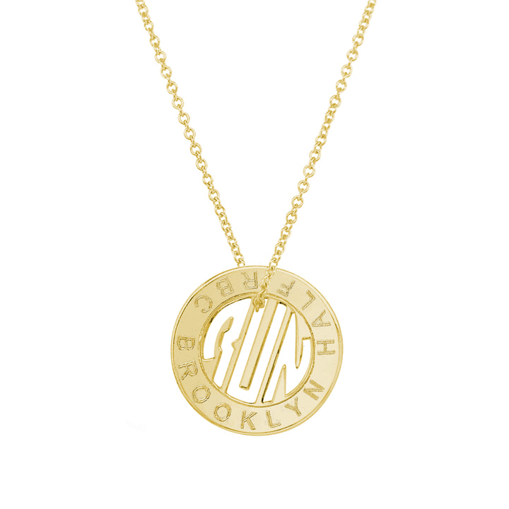 RBC Brooklyn Half Token Necklace