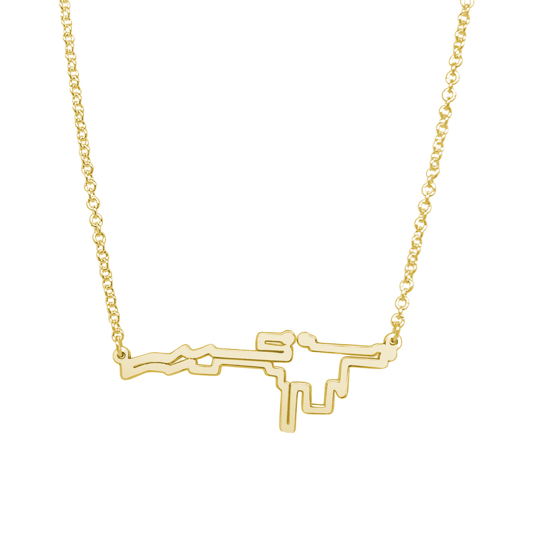Chicago 26.2 Course Necklace