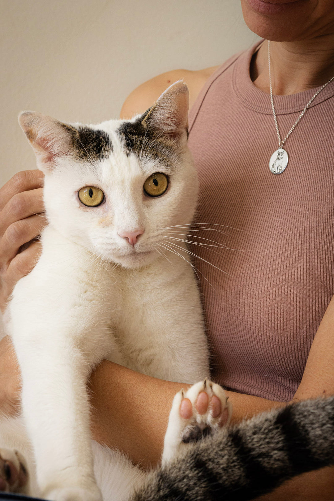 Custom Pet Portrait Oval Necklace