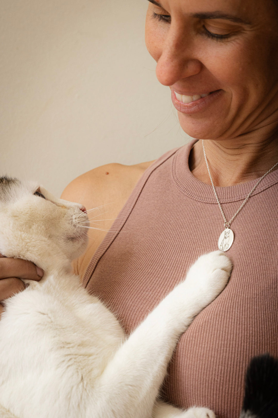 Custom Pet Portrait Oval Necklace