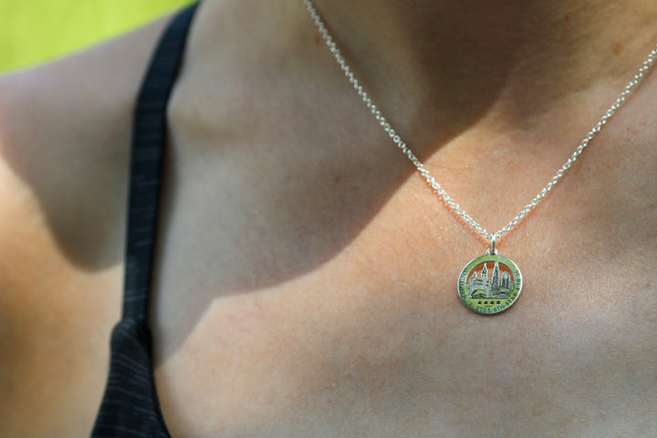 Personalized Chicago Charm Necklace