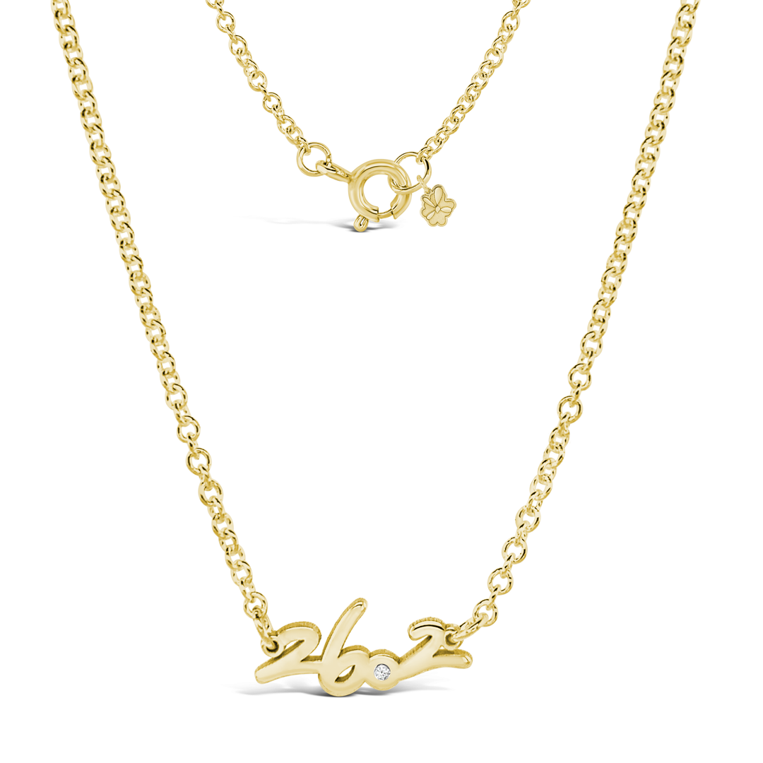 Every Woman’s Marathon 26.2 Necklace with Diamond