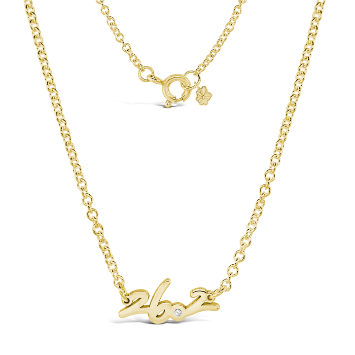 Every Woman’s Marathon 26.2 Necklace with Diamond