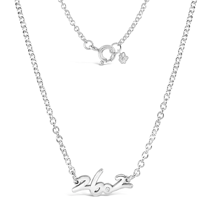 Every Woman’s Marathon 26.2 Necklace with Diamond