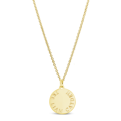 Family Names Disc Necklace