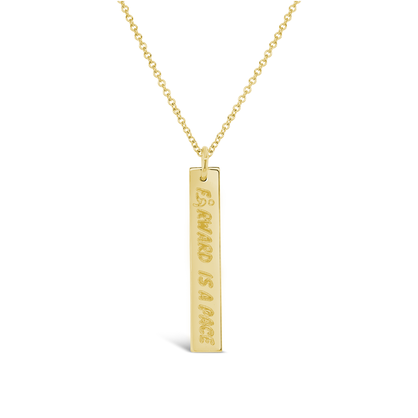 Forward Is A Pace Necklace
