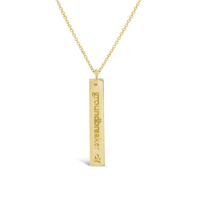 &Mother Groundbreaker Rectangle Necklace