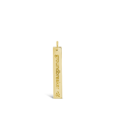 &Mother Groundbreaker Rectangle Necklace
