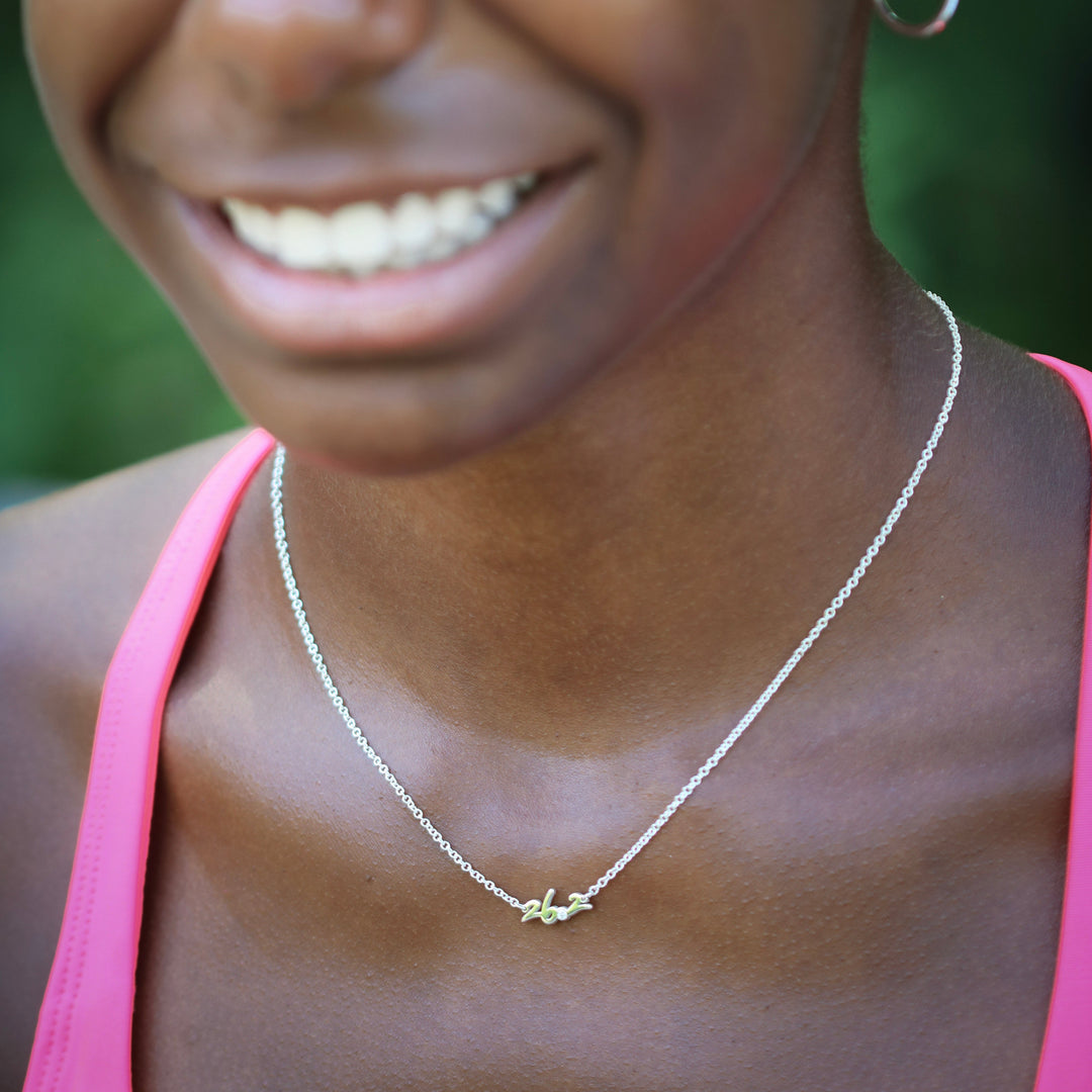 Every Woman’s Marathon 26.2 Necklace with Diamond