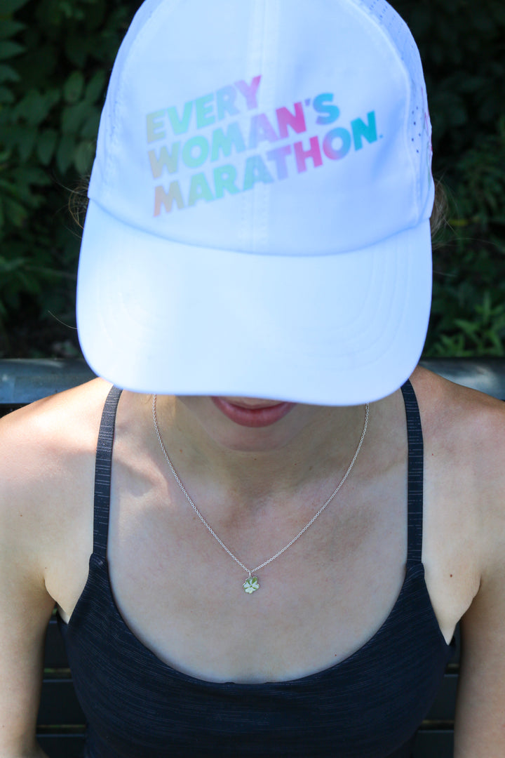 Every Woman’s Marathon Flower Mini Charm Necklace