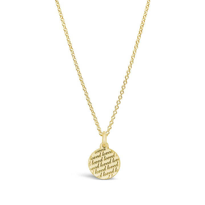 Say It Again Mini Disc Necklace