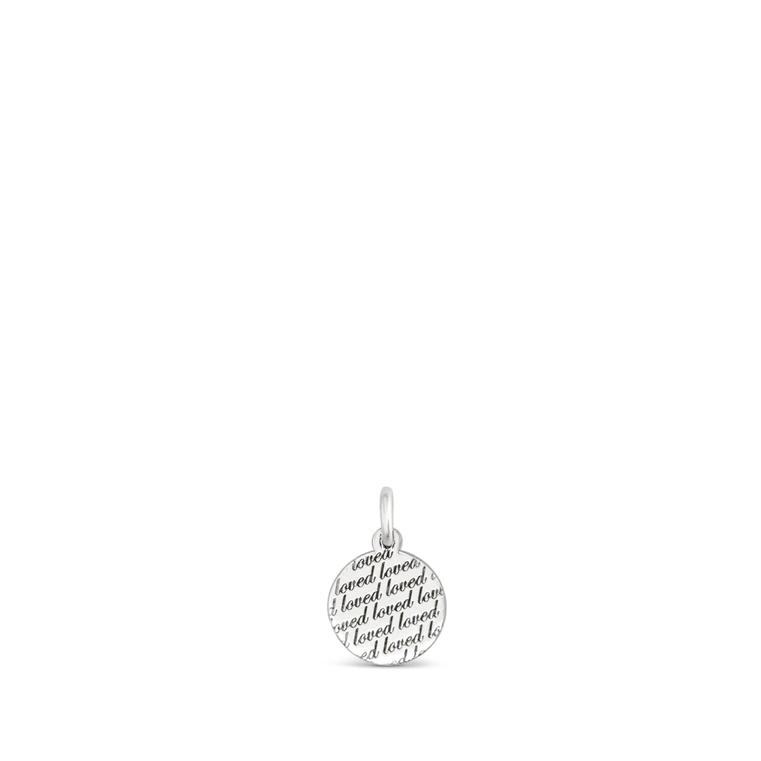 Say It Again Mini Disc Necklace