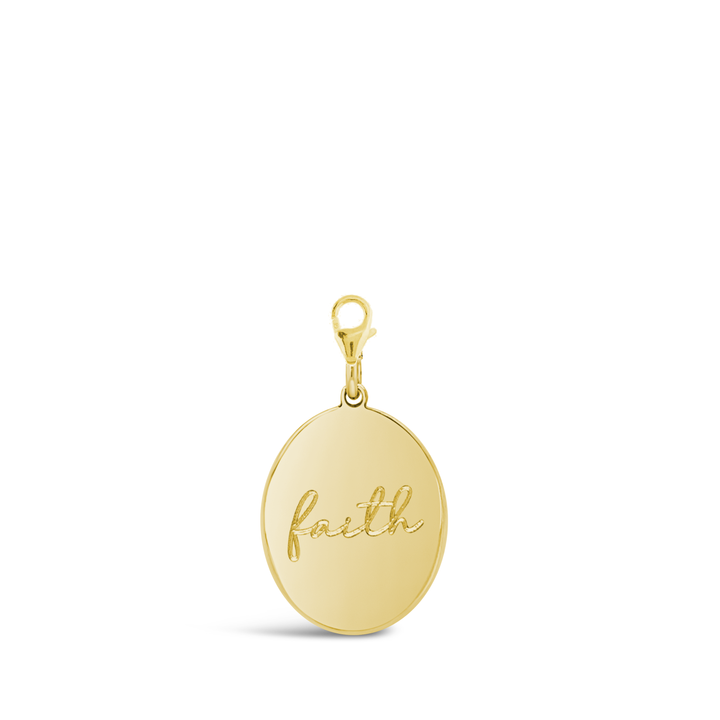 Mantra Oval Necklace