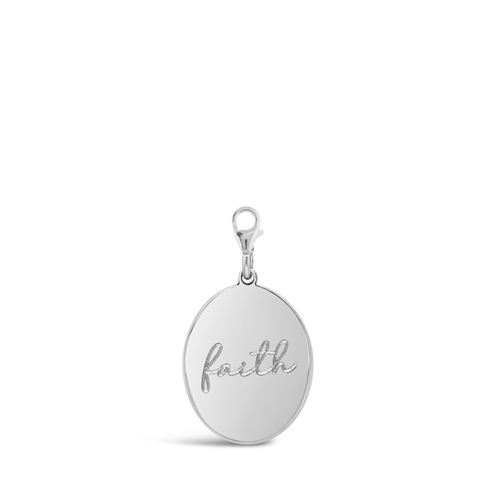 Mantra Oval Necklace