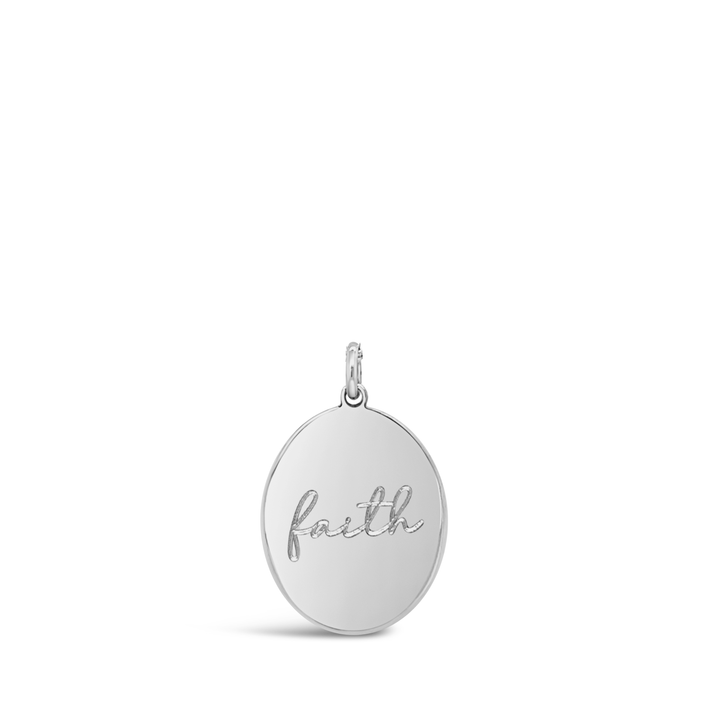 Mantra Oval Necklace