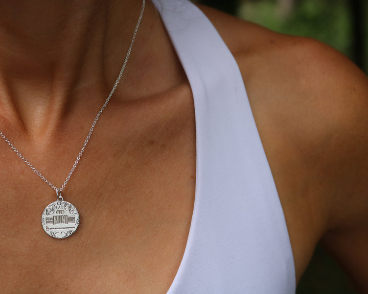 Mastercard New York Mini 10K Logo Necklace