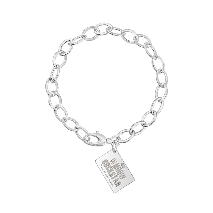 Personalized Mastercard New York Mini 10K Race Bib Charm Bracelet