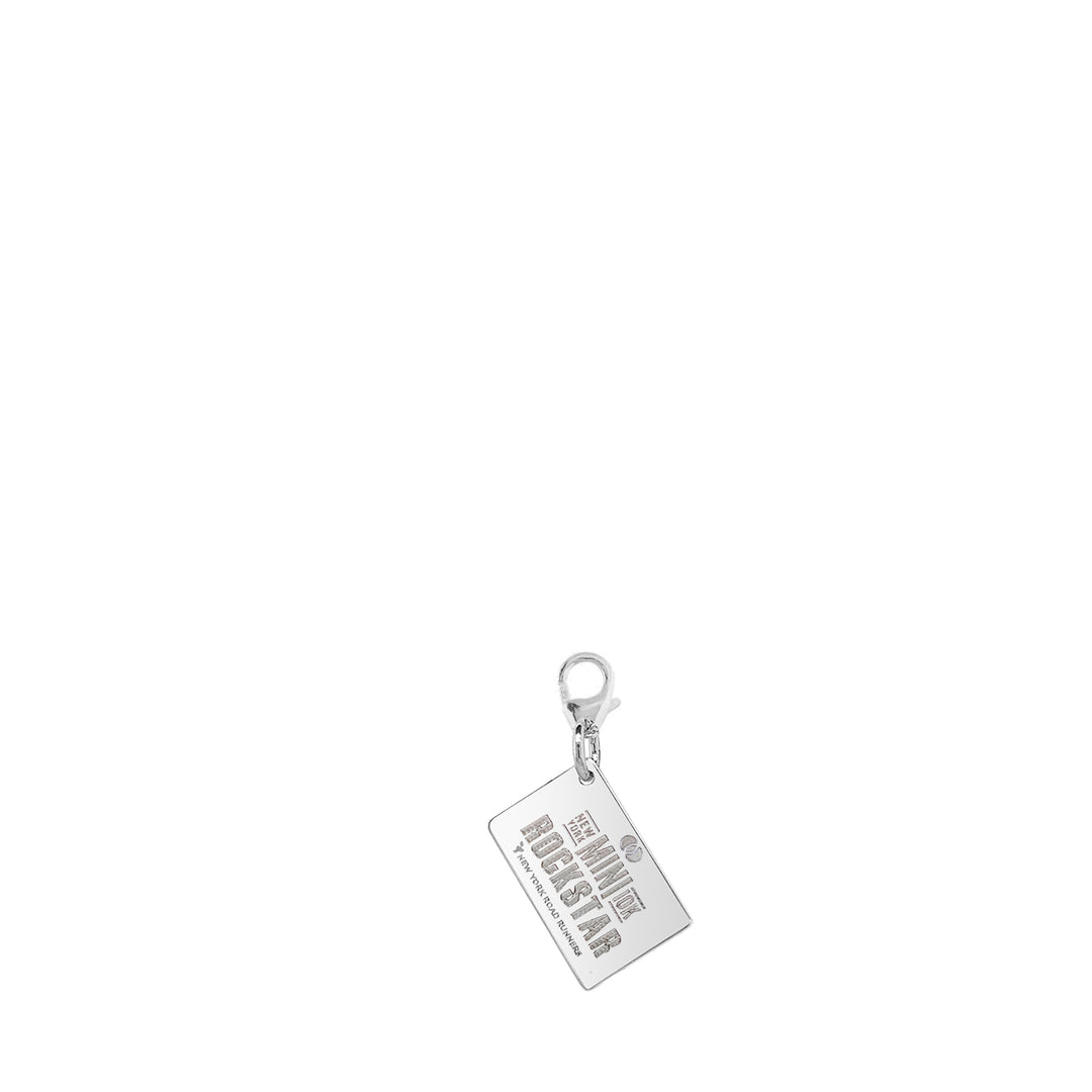 Personalized Mastercard New York Mini 10K Race Bib Charm Bracelet