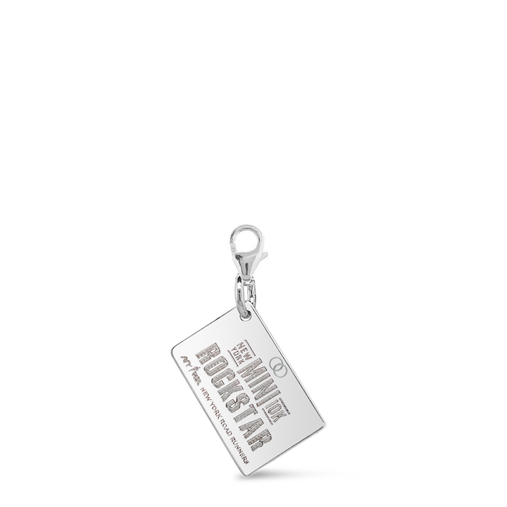 Personalized Mastercard® New York Mini 10K Race Bib Charm Bracelet